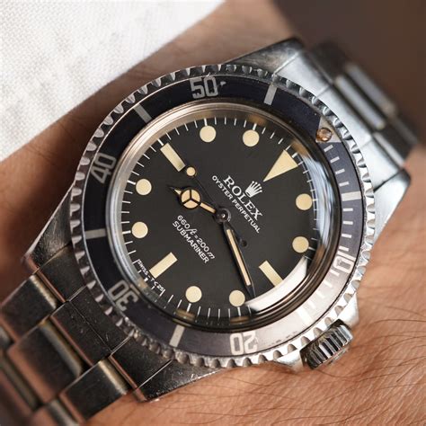 vintage rolex 5513 submariner pre-comex dial